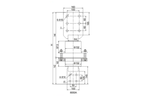樹脂干式套管2.5kV/8000~9800A鏟形連接套管